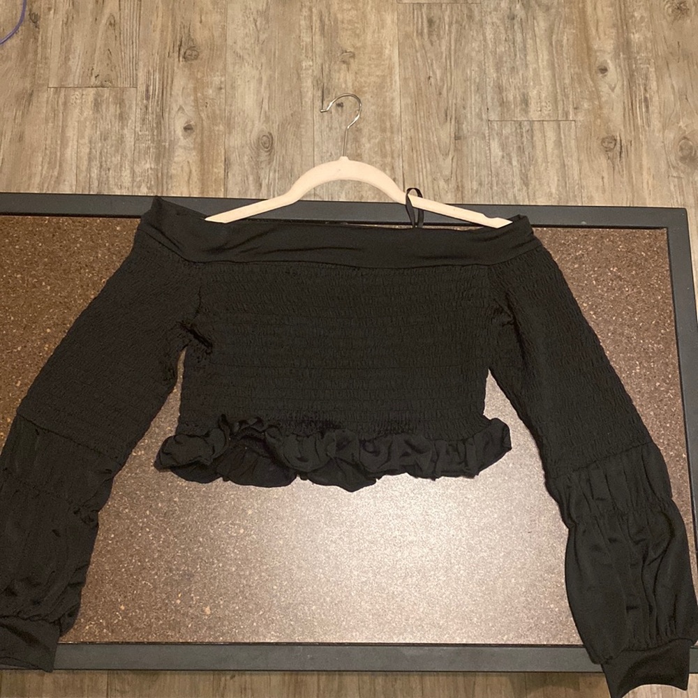 Bebe drop shoulder shirt